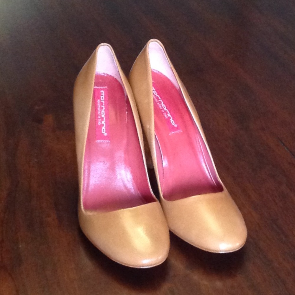 Adorable! Italian Leather High Heels 9 From Italy